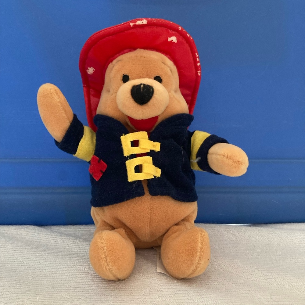 Fire Fighter Winnie the Pooh Beanie Baby